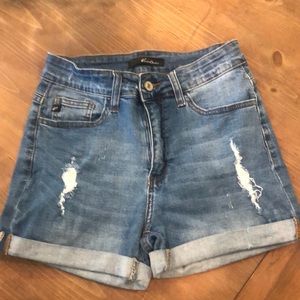 Kancan denim shorts 27 stretch